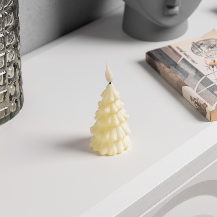 Светодиодная фигура «Ёлочка» 6 × 12 × 6 см, пластик, батарейки AG13х3 (в комплекте), свечение тёплое белое Светодиодная фигура «Ёлочка» 6 × 12 × 6 см, пластик, батарейки AG13х3 (в комплекте), свечение тёплое белое