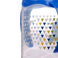 Бутылочка для кормления с ручками &laquo;Моя первая бутылочка&raquo;, классическое горло, 150 мл., от 0 мес., цвет синий