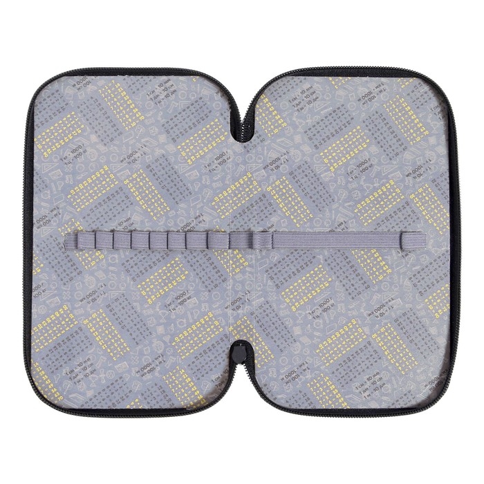 Пенал 2 секции, 125 х 205 х 40 мм, Calligrata 30П26/2 "Тачка racing", ламинированный картон