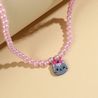 Набор бижутерии &laquo;Кусь&raquo; бусы и серьги клипсы