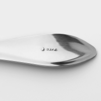 Ложка столовая &laquo;Волна&raquo;, h=19,5 см, толщина 2 мм, цвет серебряный