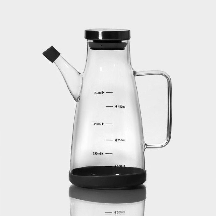 Бутылка стеклянная для соуса и масла «Мадлен», 550 мл, 9,6×16×19,3 см Бутылка стеклянная для соуса и масла «Мадлен», 550 мл, 9,6×16×19,3 см