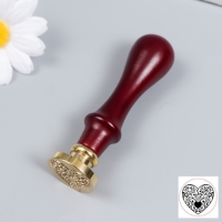 Сургучный набор "Ажурное сердце" печать, ручка, ложка, воск - 3 цвета, свеча 3,5х11х23 см Сургучный набор "Ажурное сердце" печать, ручка, ложка, воск - 3 цвета, свеча 3,5х11х23 см