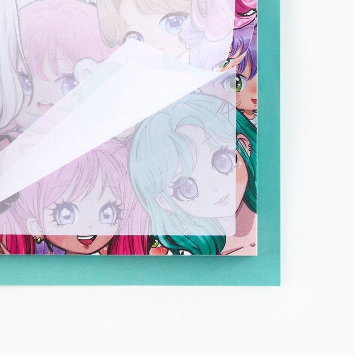 Книжка стикеров &laquo;Аниме&raquo;, 5 блоков, 30 л