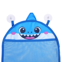 Сетка - органайзер &laquo;Акулёнок&raquo;, для хранения игрушек в ванной, на присосках