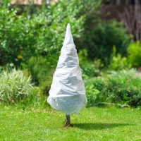 Чехол для растений, конус на завязках, 250 × 160 см, спанбонд с УФ-стабилизатором, плотность 60 г/м², МИКС Чехол для растений, конус на завязках, 250 × 160 см, спанбонд с УФ-стабилизатором, плотность 60 г/м², МИКС