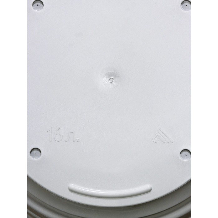 Горшок для цветов с поддоном &laquo;Виола&raquo;, 16 л, пластиковый, белый