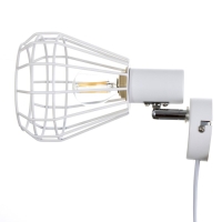 Бра с переключателем на проводе "Хлоя" Е14 40Вт белый 19х10х18см Бра с переключателем на проводе "Хлоя" Е14 40Вт белый 19х10х18см