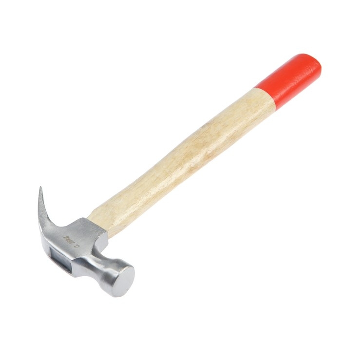Молоток-гвоздодер ЛОМ, деревянная рукоятка, 225 г Молоток-гвоздодер ЛОМ, деревянная рукоятка, 225 г
