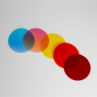 Световой прибор &laquo;Закат&raquo; на ножке, 5 картриджей, свечение тёплое белое, 5 В