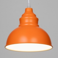 Светильник Paul 1х40Вт Е27 пр-1м неон оранжевый 20х20х17,5см