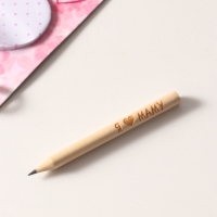 Магнит с блоком для записей и карандашом "Я &hearts; маму" 9х13 см