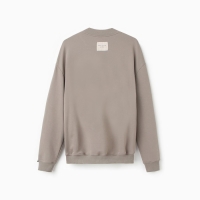 Толстовка мужская (бомбер) MIST Men's casual размер 54, серо-бежевый