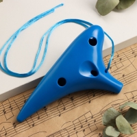 Окарина Music Life 12 отверстий, синяя, 17,5 х 9,5 х 4,5 см Окарина Music Life 12 отверстий, синяя, 17,5 х 9,5 х 4,5 см