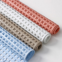 Коврик противоскользящий в ванну на присосках Доляна &laquo;Клеточка&raquo;, 50&times;50 см, цвет МИКС