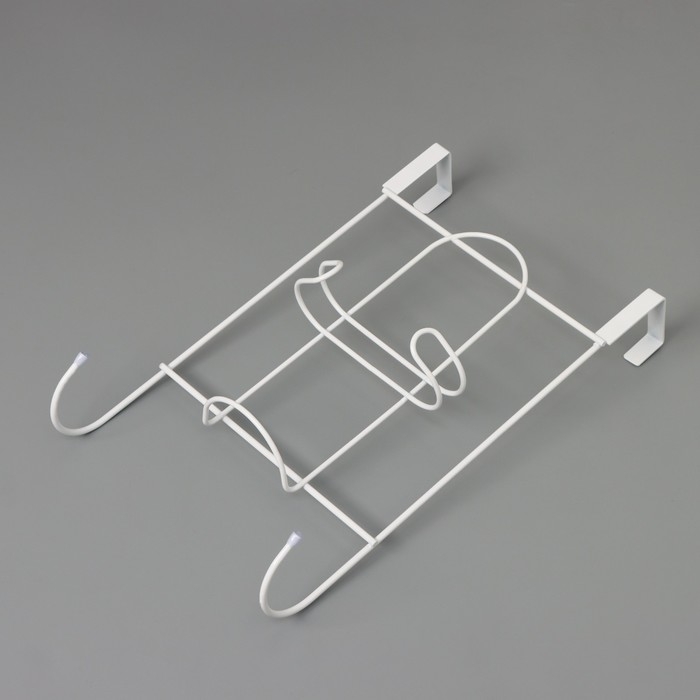 Держатель надверный для гладильной доски и утюга, 25&times;14,5&times;40,5 см, белый