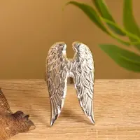 Кольцо для салфеток "Крылья архангела" алюминий 7х5х4 см