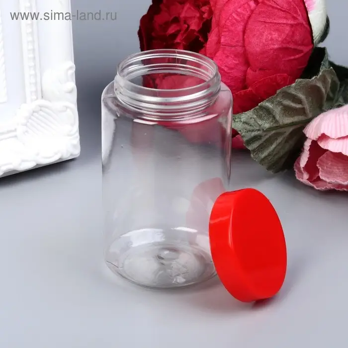 Баночка для скрапбукинга "Вытянутая" 90 мл МИКС 7,5х4х4 см