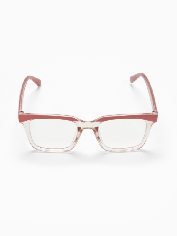 Очки имиджевые женские, для компьютера, ширина 13.8 см, дужка 13.8 см, линза 6.3 х 4.6 см