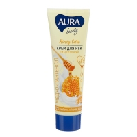 Крем для рук Aura Beauty &laquo;Питательный&raquo; с D-пантенолом и экстрактом мёда, 75 мл