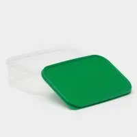 Контейнер пищевой Доляна,1,2 л, цвет зелёный