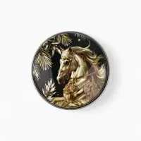 Свеча ароматическая новогодняя в банке &laquo;Конь&raquo;, ч/з, аромат мандарин, 4.8 см