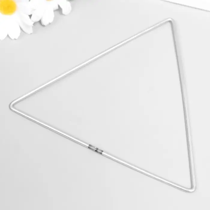 Основа для изготовления ловца снов металл "Треугольник" 0,28х15х15 см