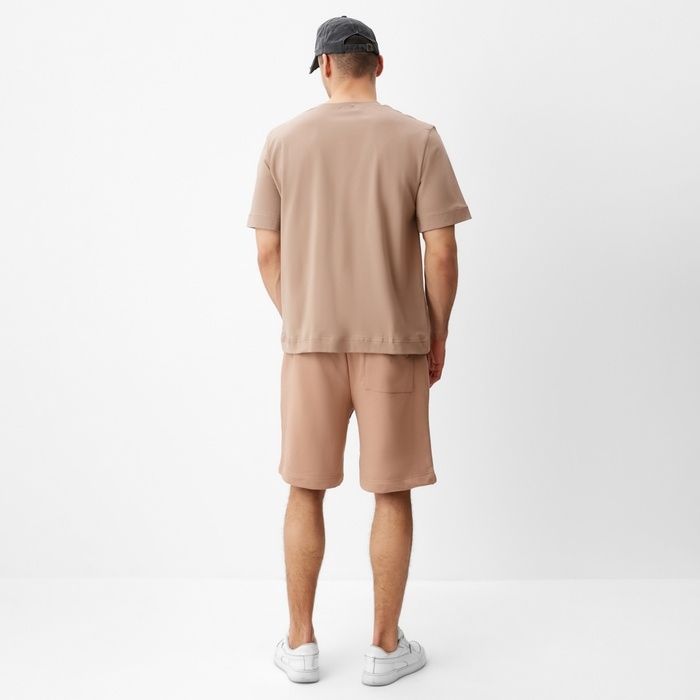 Футболка мужская из органического хлопка MINAKU REGULAR FIT: цвет бежевый, р-р 54 Футболка мужская из органического хлопка MINAKU REGULAR FIT: цвет бежевый, р-р 54