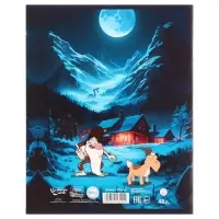 Тетрадь в клетку 48 листов, картонная обложка, серые листы, &laquo;Гравити Фолз&raquo;