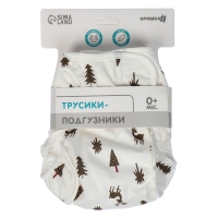 Трусики-подгузник, многоразовый, &laquo;Елочки&raquo;, размер L, Крошка Я