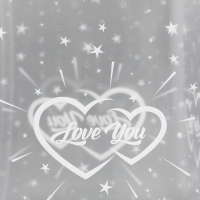 Складная коробка из PVC LOVE YOU, 11 х 11 х 18 см 5шт Складная коробка из PVC LOVE YOU, 11 х 11 х 18 см 5шт