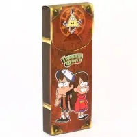 Пенал-футляр пластиковый, 75&times;195&times;25 мм, сборный, &laquo;Гравити Фолз&raquo;