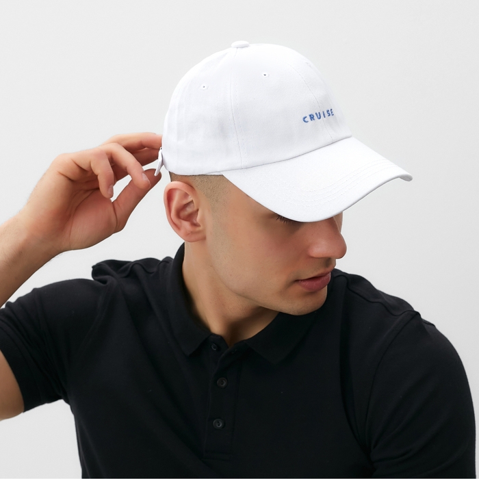 Кепка MINAKU "Cruise", цвет белый, размер 54-56