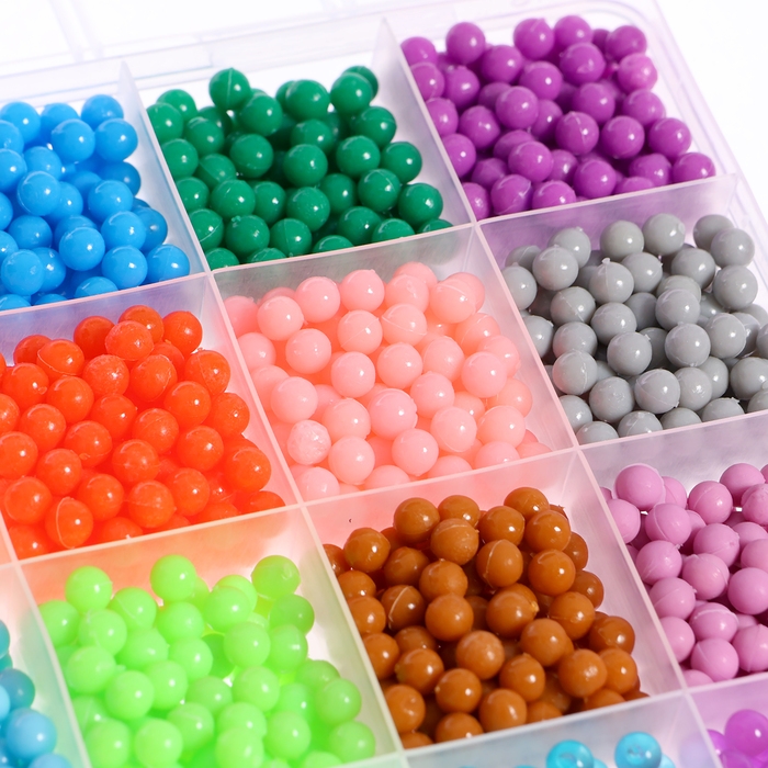 Аквамозаика &laquo;С Новым годом!&raquo;, 2400 шариков, 24 фигурки