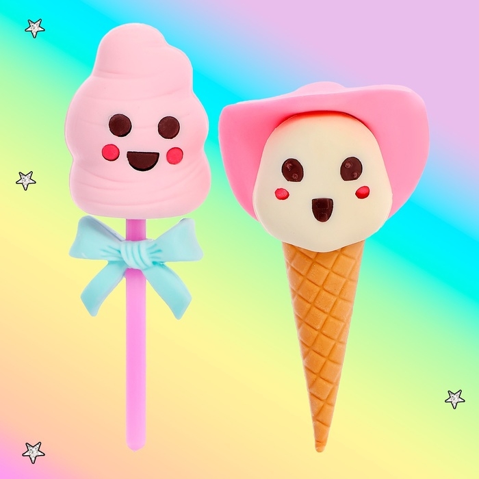 Игровой набор ластиков &laquo;Сладости&raquo;, 6 шт.