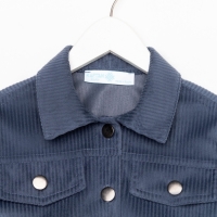 Костюм для девочки KAFTAN "Velvet", размер 34 (122-128), цвет синий