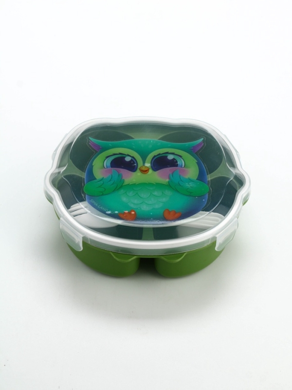Ланч - бокс &laquo;Совушка&raquo;, 18 х 18 х 5 см