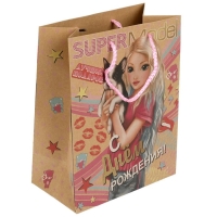 Пакет подарочный крафт M, 18 &times; 23 &times; 10 см