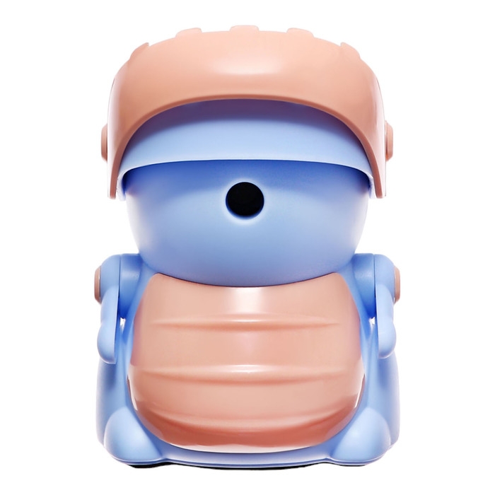 Точилка механическая с контейнером "Дракон" синий