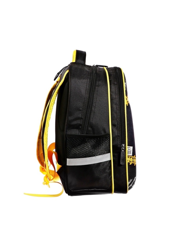 Рюкзак каркасный школьный, 39 х 30 х 14 см, Calligrata "Пиксельный мир"