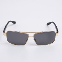 Очки солнцезащитные OneSun, поляризационные, UV 400, дужка 14 см, ширина 15 см, 4.5&times;6 см, золотые