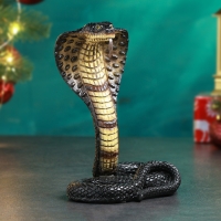 Фигура "Королевская кобра" 14х8х17см, цветная