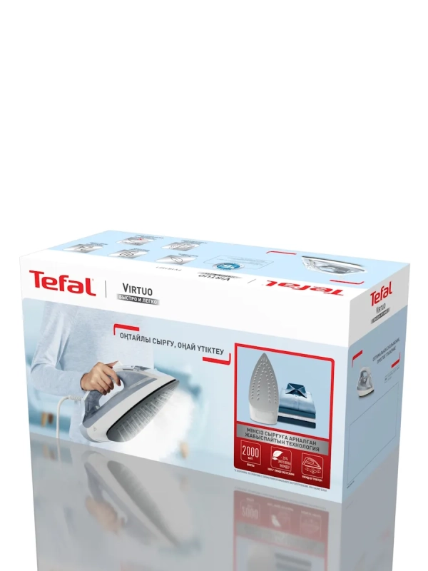 Паровой утюг Virtuo, FV1R15F1, 2000 Вт, 24 г мин
