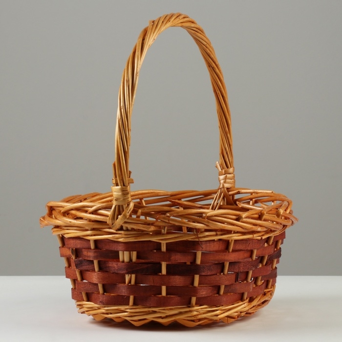 Набор корзин плетеных, 39х32х13/36 см, 34х26х11/31 см, 28х20х10/25 см, 3 шт, ива