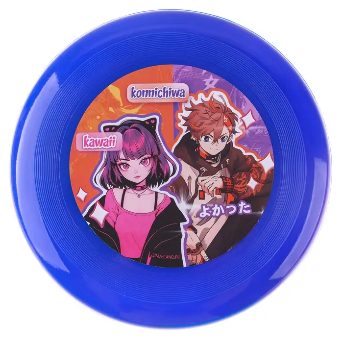 Фрисби, летающая тарелка &laquo;Аниме&raquo;, 18 см, в шоубоксе, МИКС