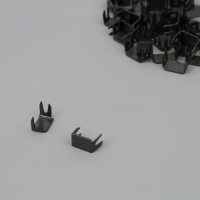 Нижний ограничитель для молнии, металлический, №5, 500 ± 20 шт, цвет чёрный никель Нижний ограничитель для молнии, металлический, №5, 500 ± 20 шт, цвет чёрный никель