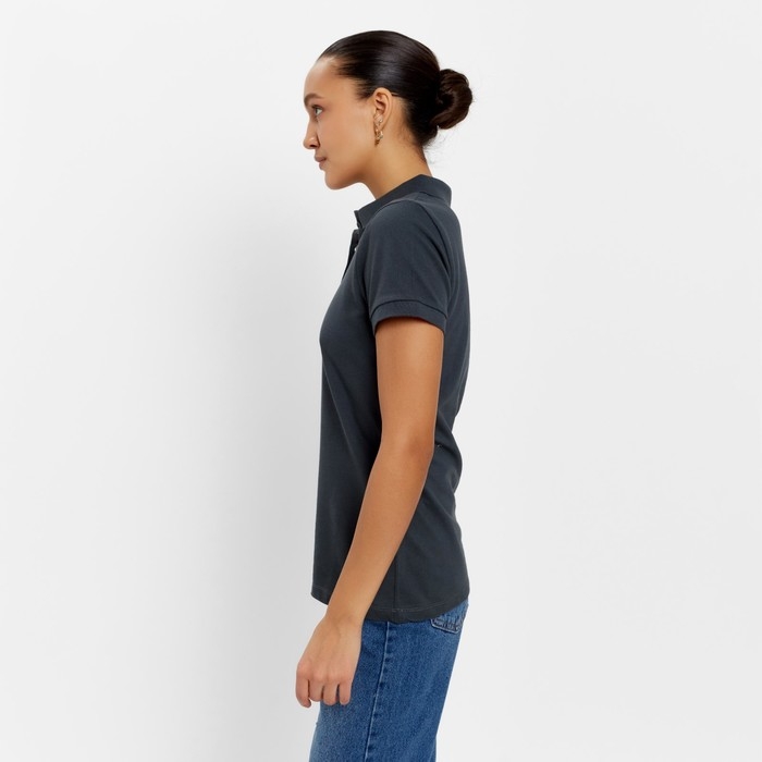 Футболка (поло) женская MINAKU REGULAR FIT: цвет графит, р-р 50