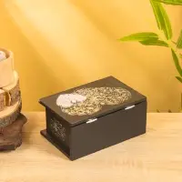 Шкатулка "Сердца" 18х12х8 см, МДФ