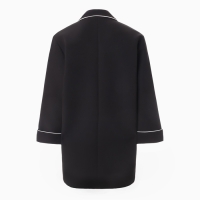 Пиджак женский с кантом MINAKU: Casual Collection  цвет черный, р-р 44