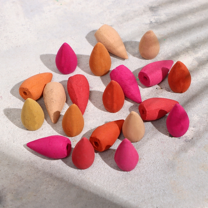 Благовония конусные Благовония конусные "Микс ароматов", 20 шт